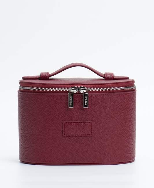 Vanity Case - Burgundy - Medium