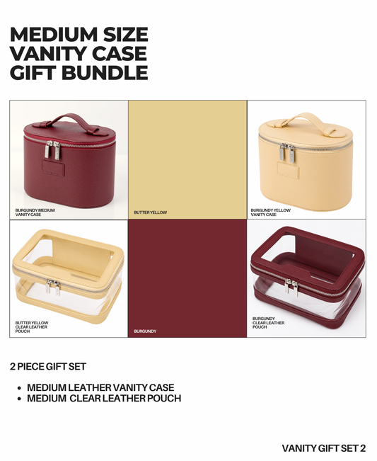 MEDIUM VANITY CASE BUNDLE ( 2 COLORS)