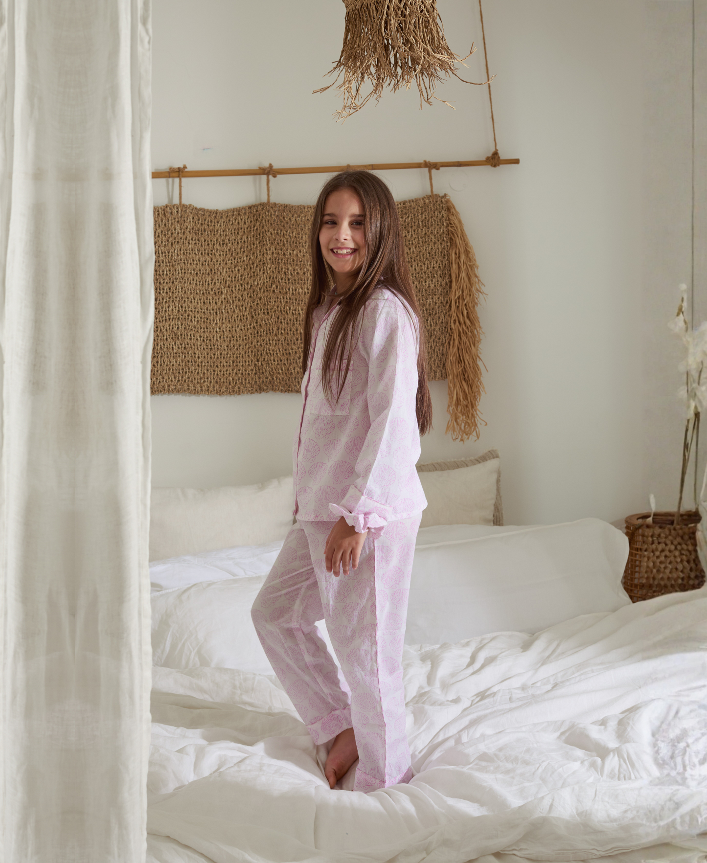 Shirt Pajama Set - Pink