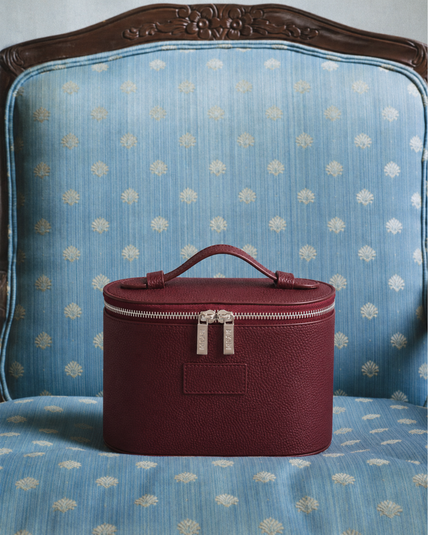 Vanity Case - Burgundy - Medium