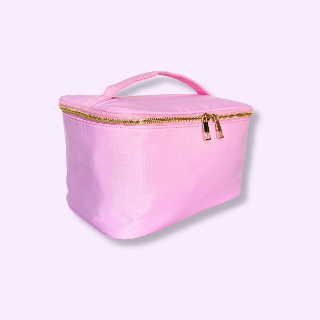 COSMETIC POUCH WITH MIRROR (3 LETTERS INCLUDED)