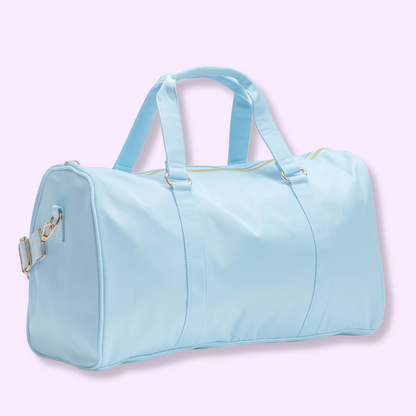 DUFFLE BAG ( 5 COLOR OPTIONS) 3 LETTERS INCLUDED