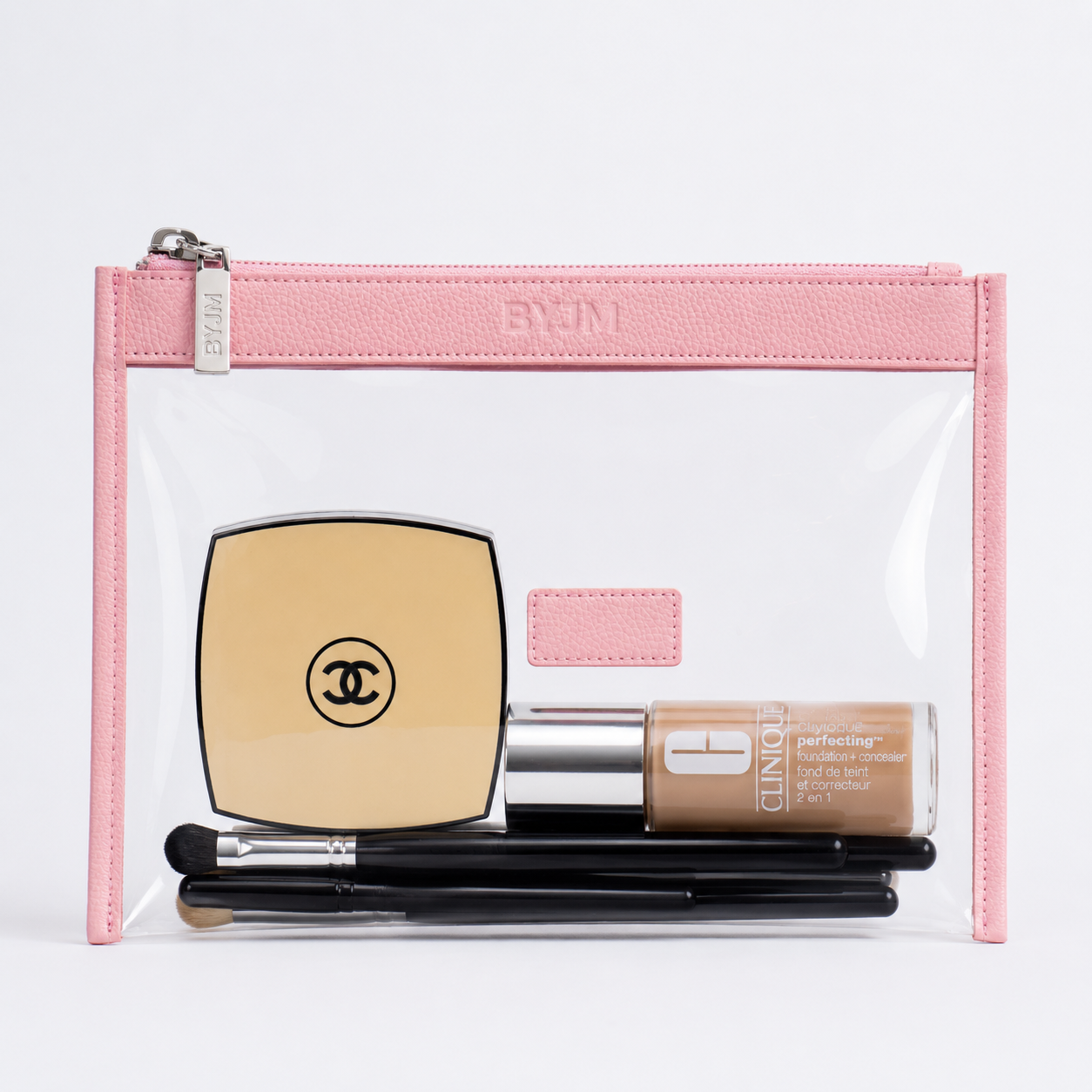 Clear Flat Pouch - Pink
